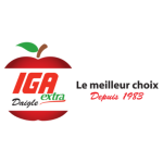 logo de les supermarchés iga extra daigle