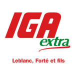 Logo de IGA Extra Marché Leblanc, Forté et fils