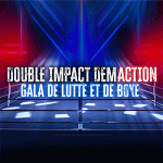 Logo de Gala de lutte et de boxe Double Impact Demaction